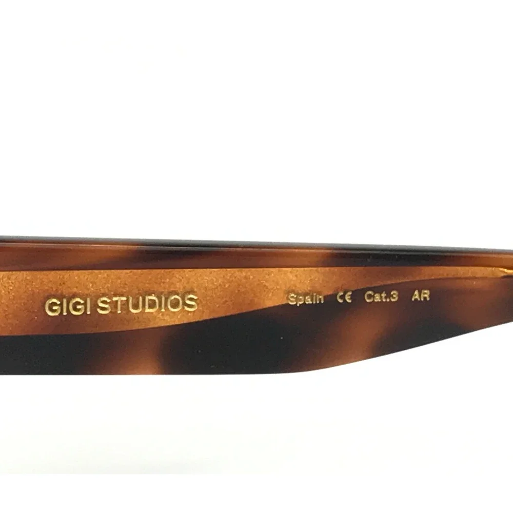 Gigi Studios Sunglasses BITTER 6942/2 Tortoise Frames with Gradient Brown Lenses